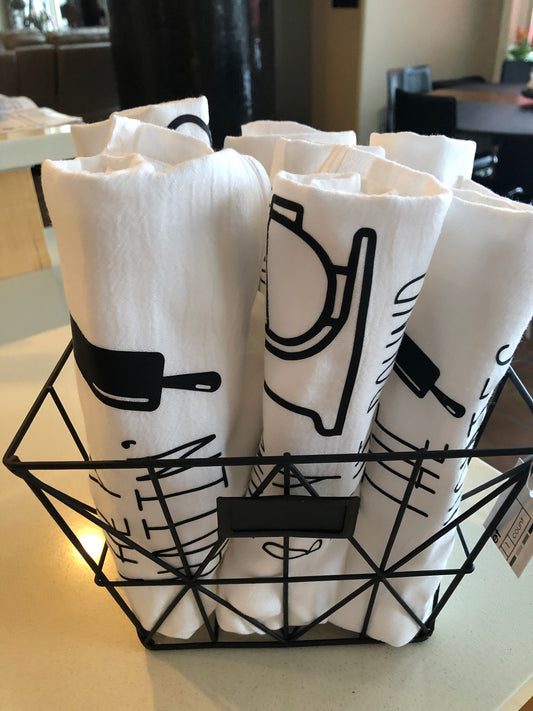 Basket of Dish Towels