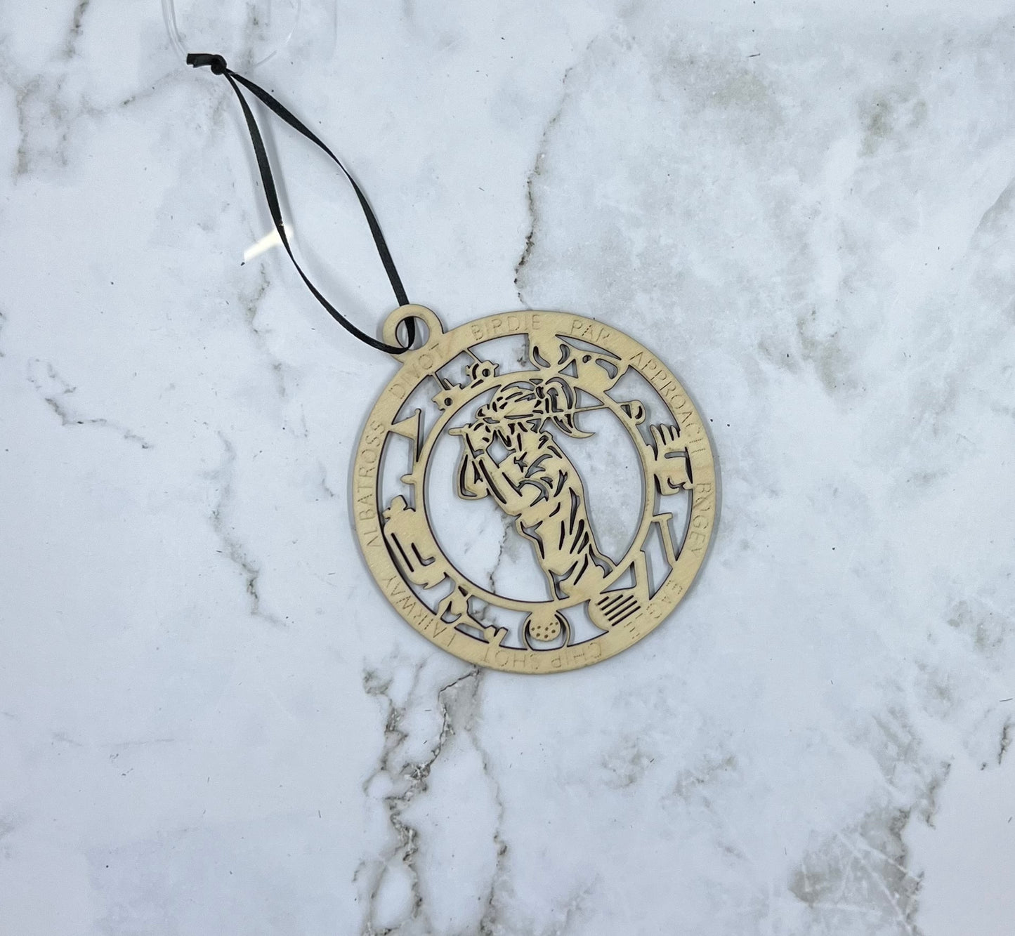Female Golfer Ornament