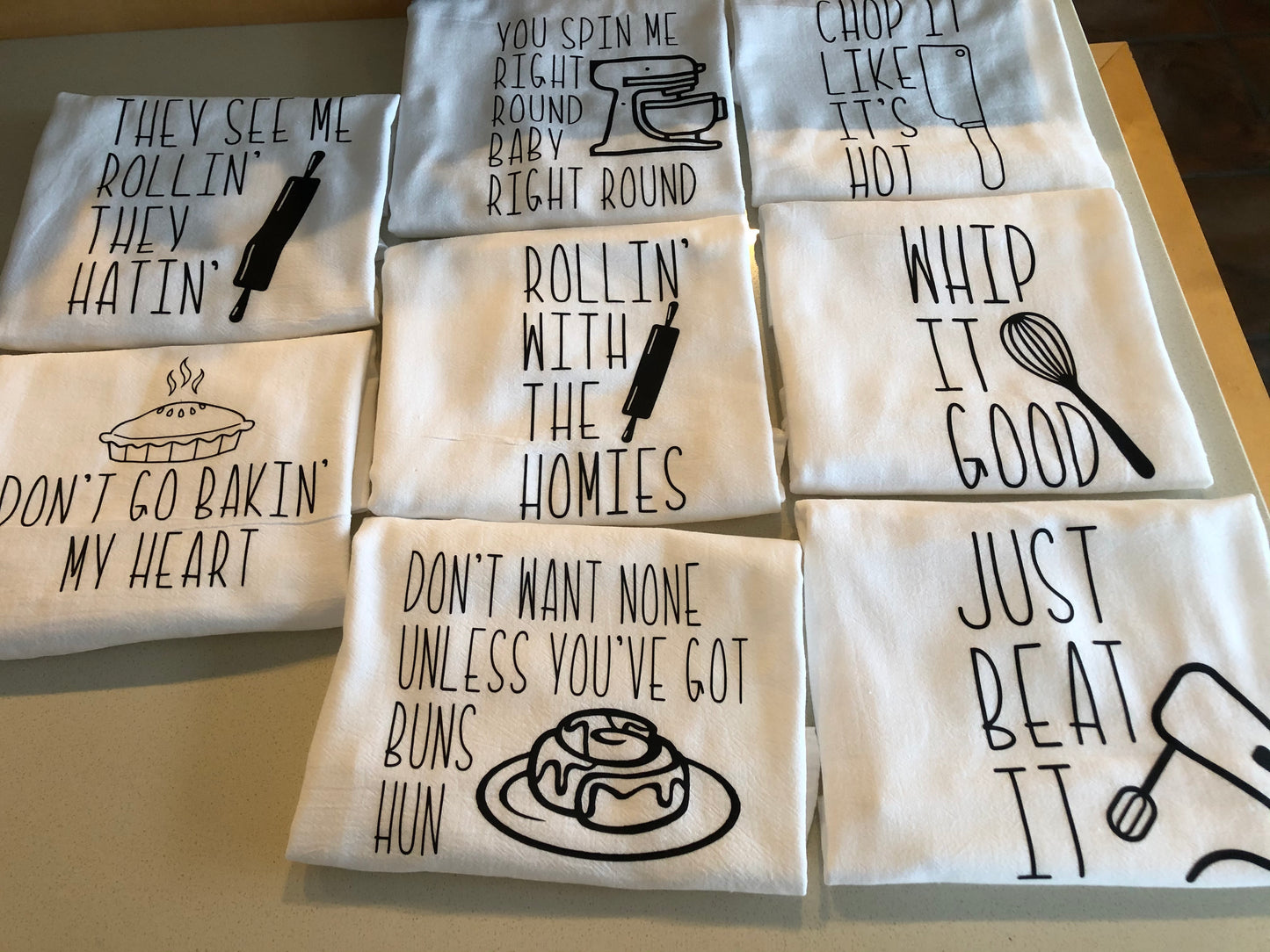 Basket of Dish Towels