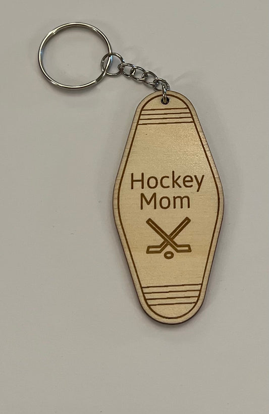 Hockey Mom Key Chain