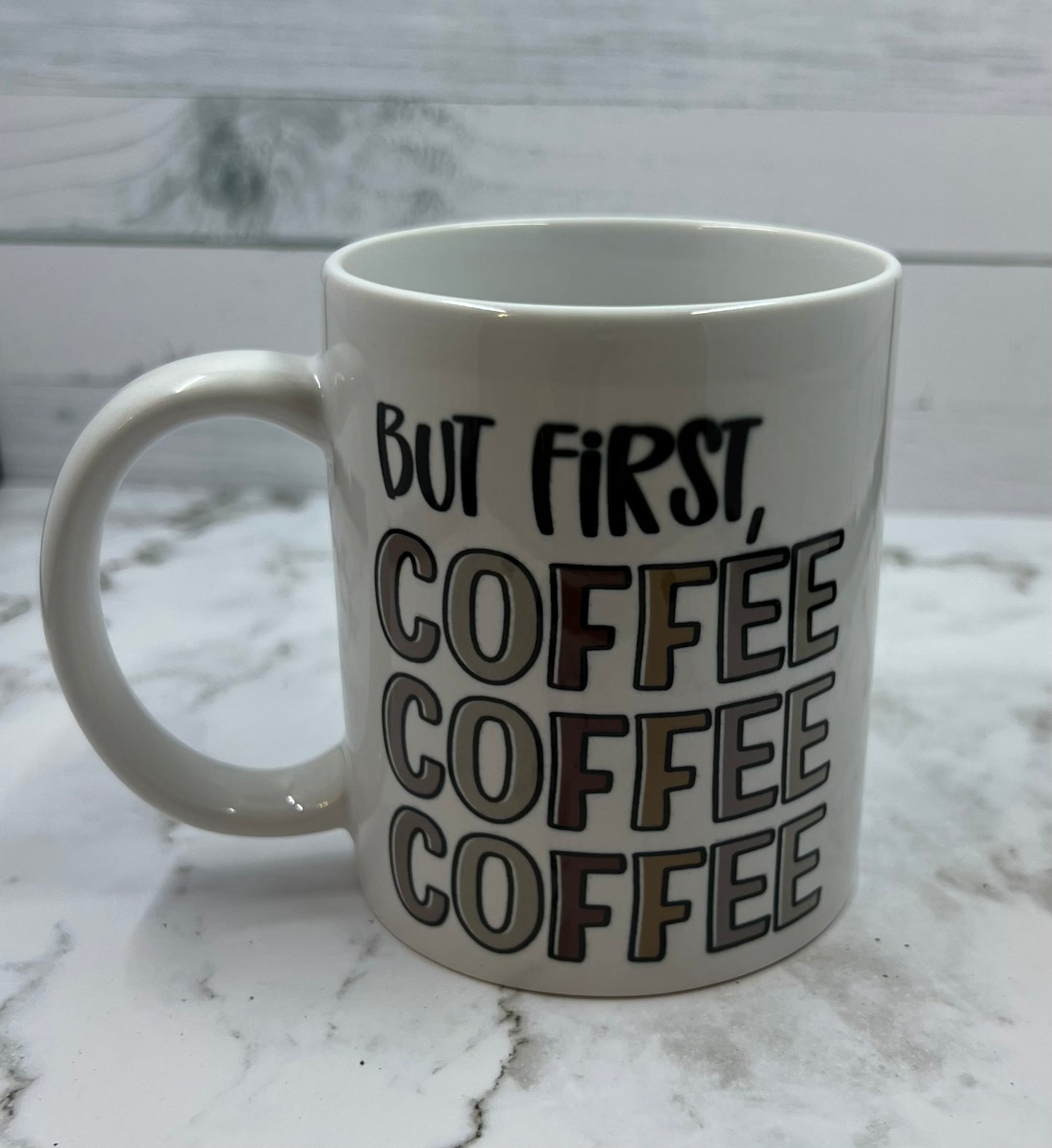 But First Coffee Mug Smaller Font