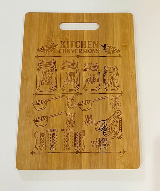 Kitchen Conversions Cutting Board