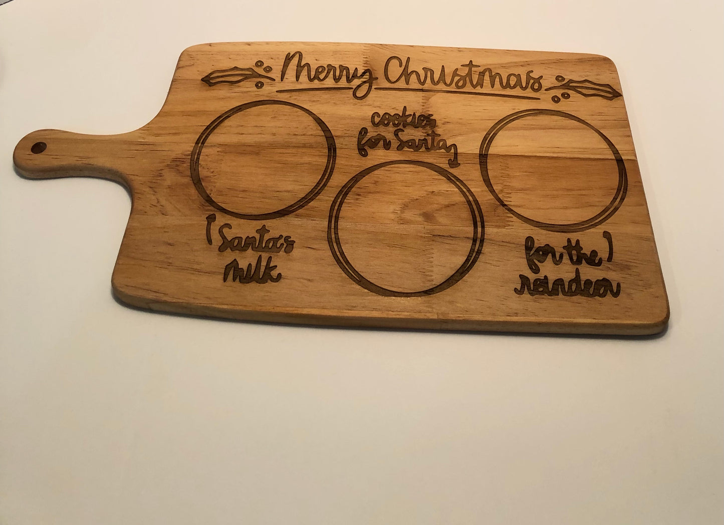 Engraved Santa Tray