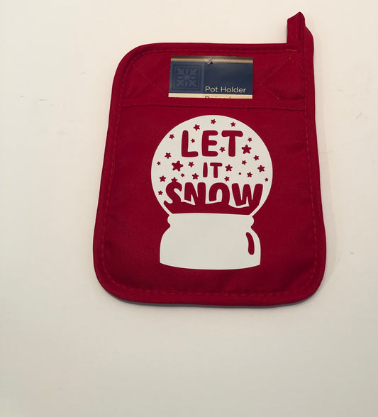 Snow Globe Pot Holder