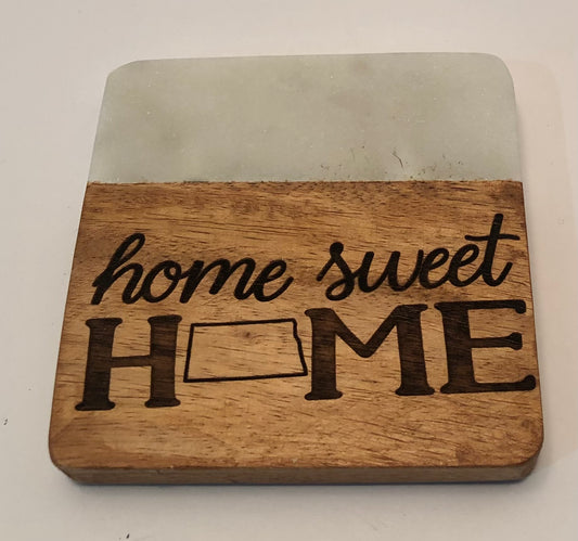 ND Home Sweet Home Marble Coaster