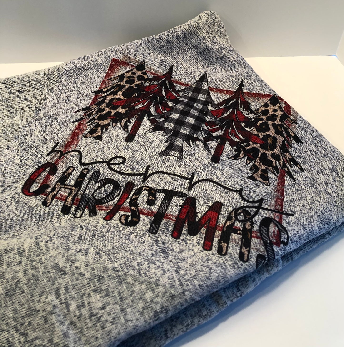 Plaid Merry Christmas Blanket