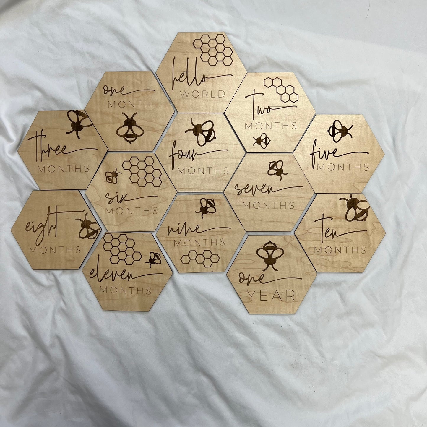 4" Bee Monthly Milestones