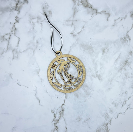 Male Swimmer Ornament