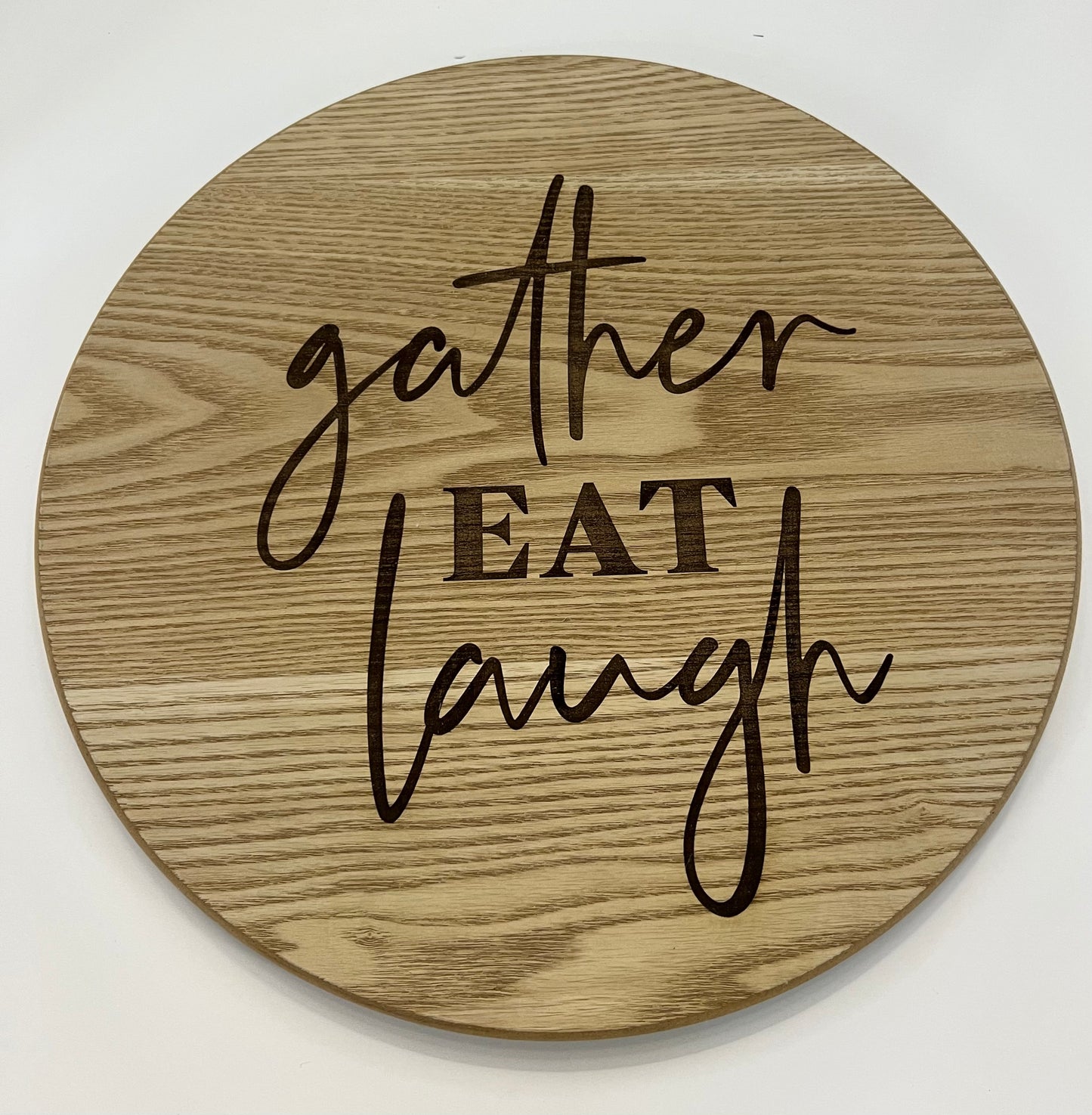 Gather, Eat, Laugh Lazy Susan