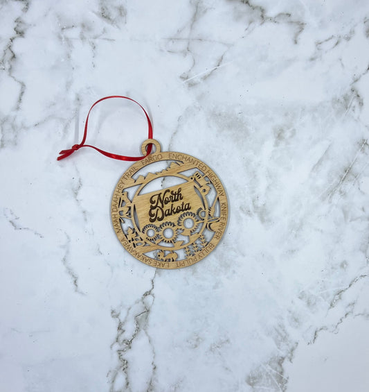 North Dakota Ornament