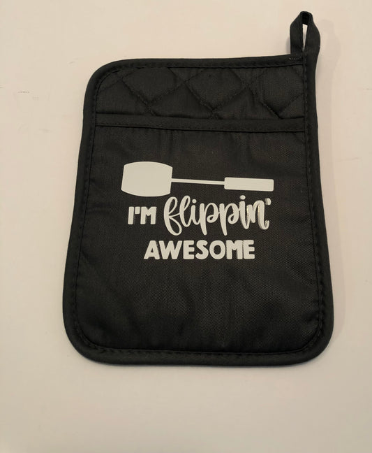 Flipping Awesome Pot Holder