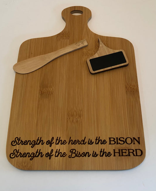 Strength of Bison Cheese Board
