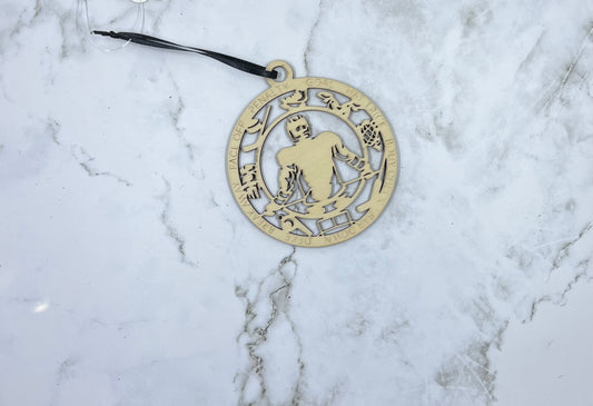 Male Hockey Ornament