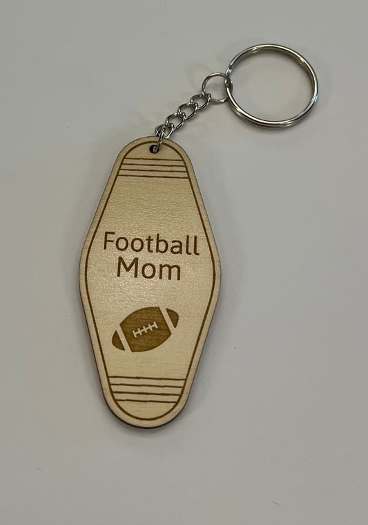 Football Mom Key Chain