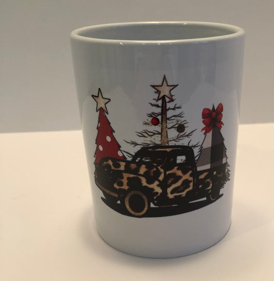 Holiday Truck Mug