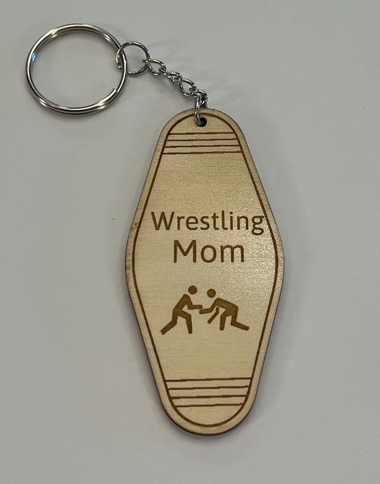 Wrestling Mom Key Chain