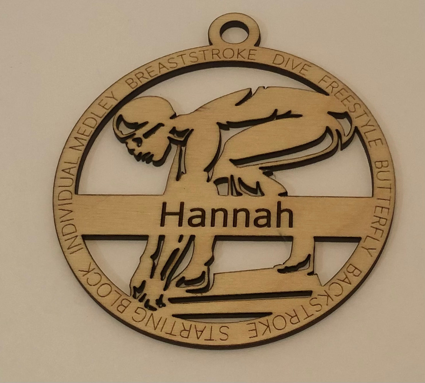 Female Swimmer Ornament
