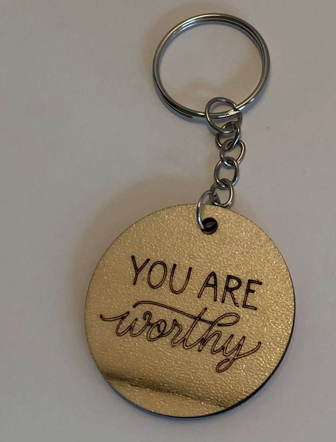 You Are Worthy Key Chain