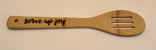 Serve Up Joy Wooden Spoon