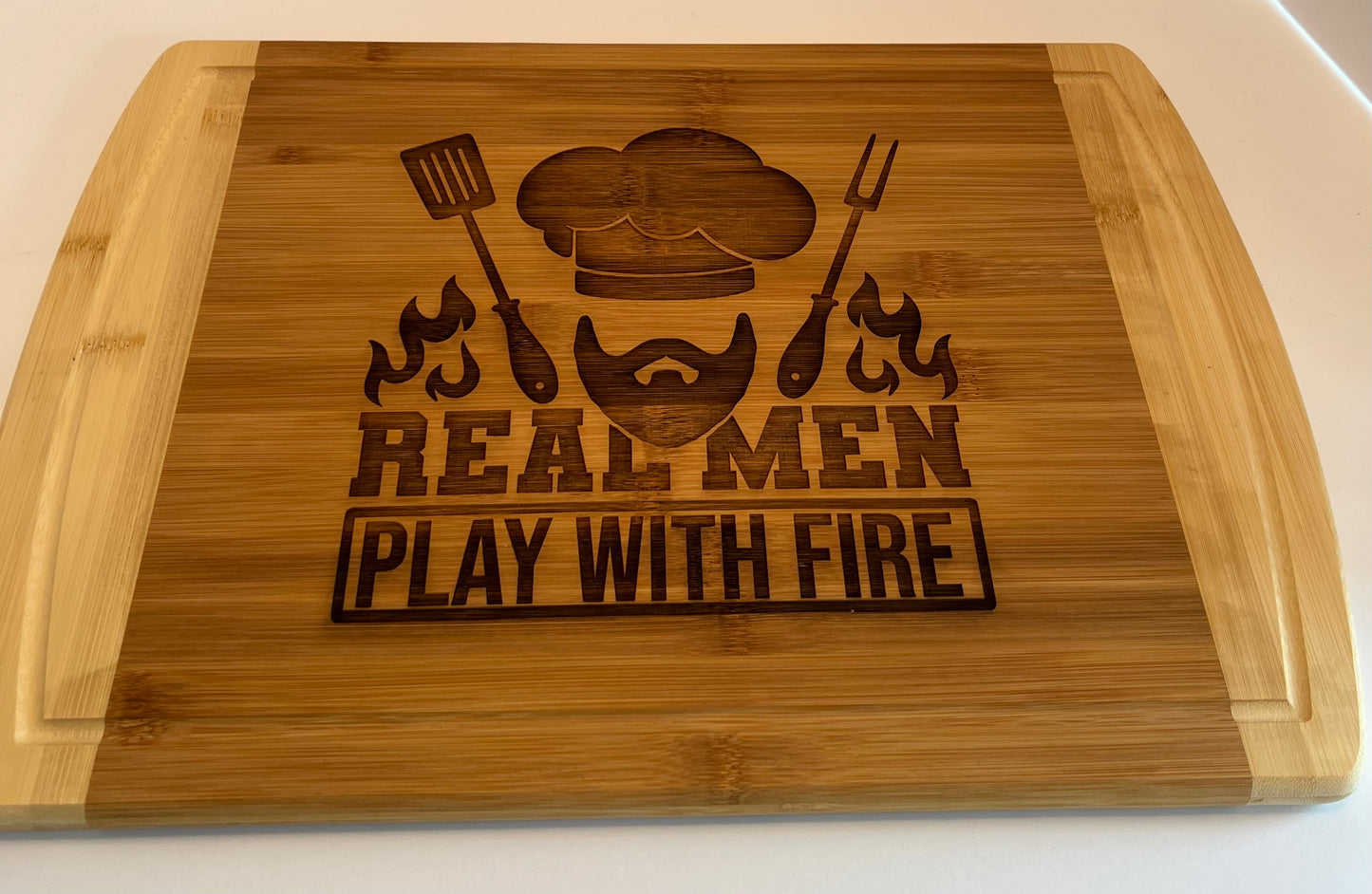 Real Men Cutting Board