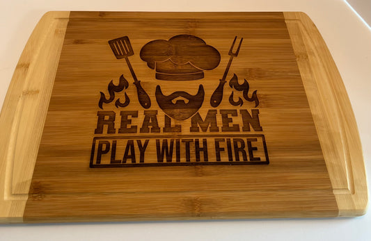 Real Men Cutting Board