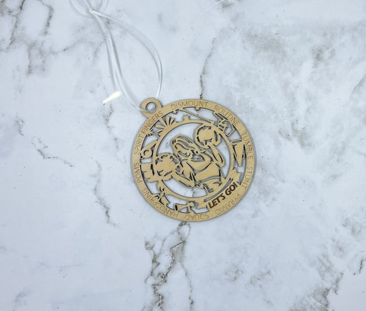 Female Cheerleader Ornament