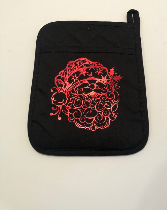 Santa Pot Holder