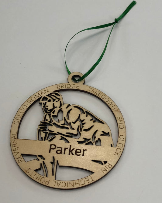 Wrestling Ornament
