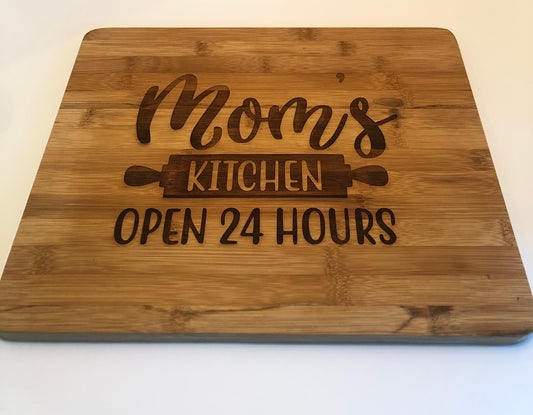 Moms Kitchen Cutting Board