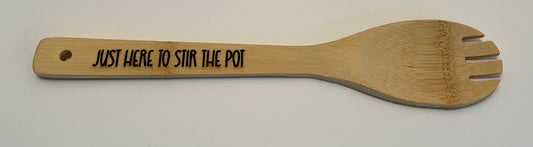 Stir The Pot Wooden Spoon