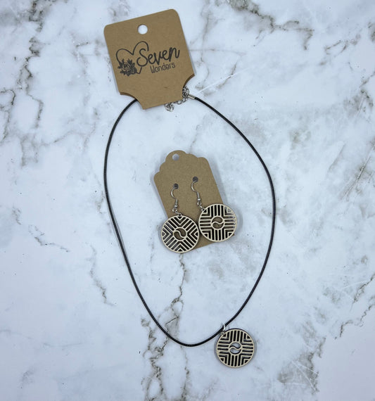 Geometric Chevron Earrings