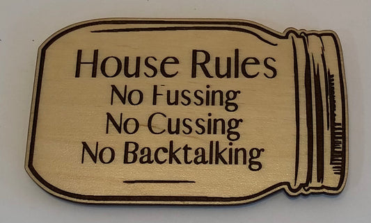 Mason Jar Magnet House Rules