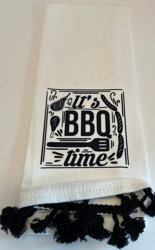 It’s BBQ Time Dish Towel