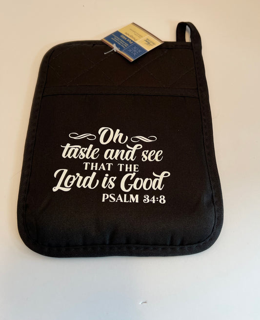 Taste and See Pot Holder
