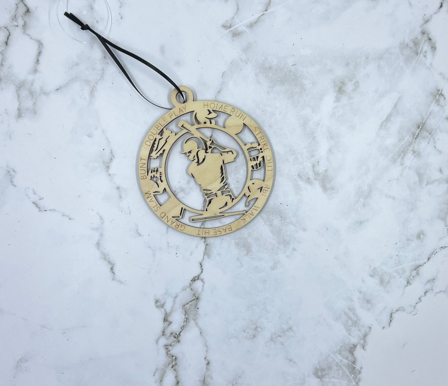 Female Softball Ornament