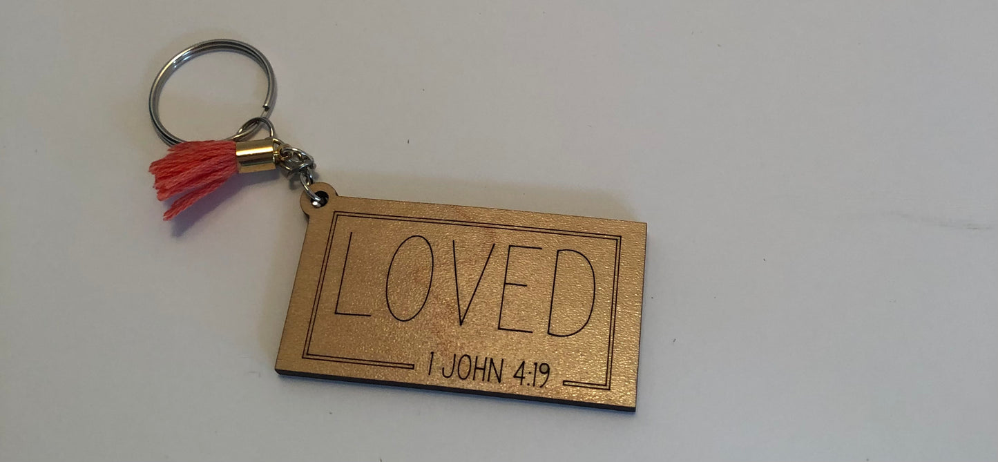 Loved Key Chain