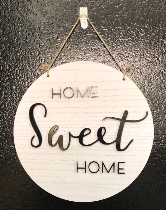 Home Sweet Home Door Sign