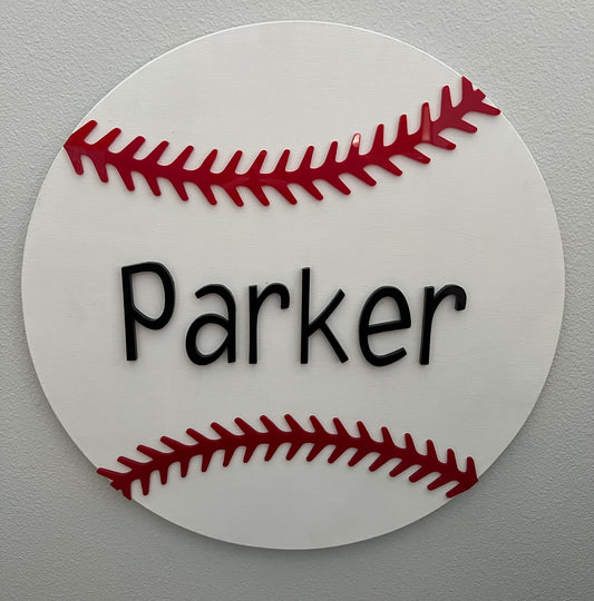 Customized Baseball Sign