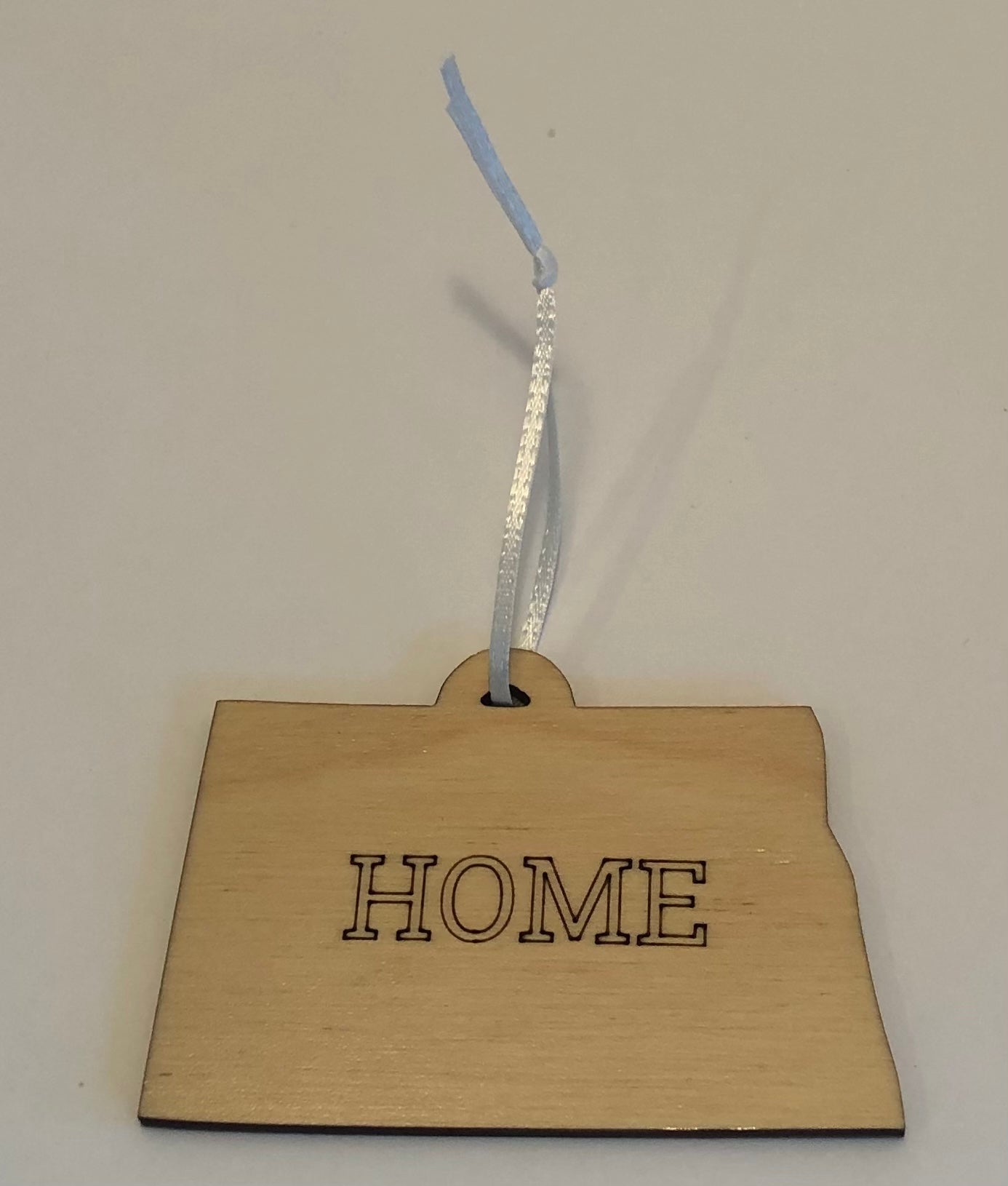 North Dakota Home Etched Ornament