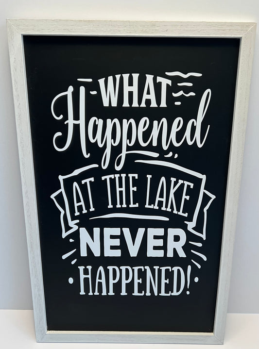 What Happened at the Lake