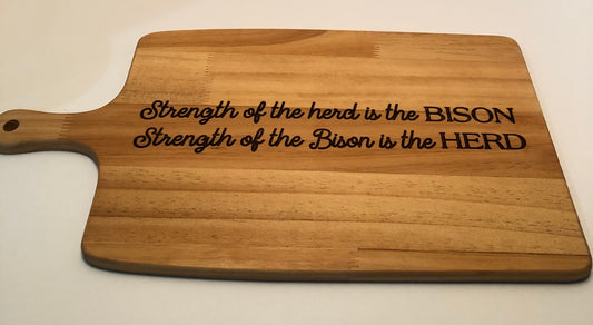 Strength of the herd cutting board