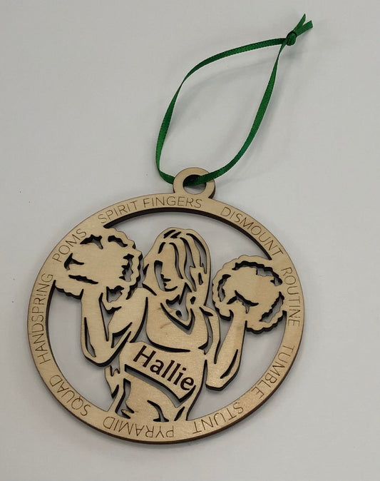 Cheerleader Ornament