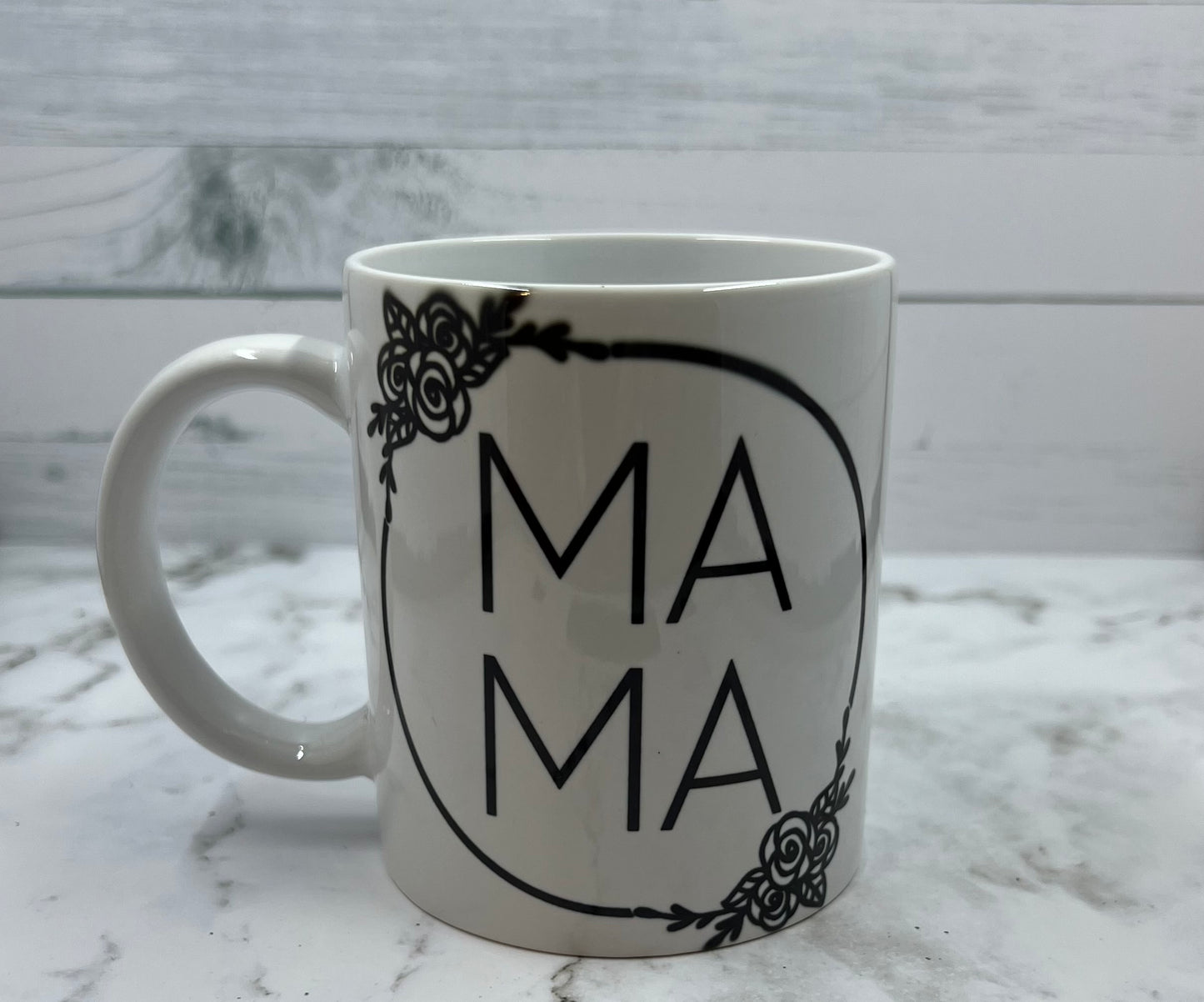 MAMA Floral Mug