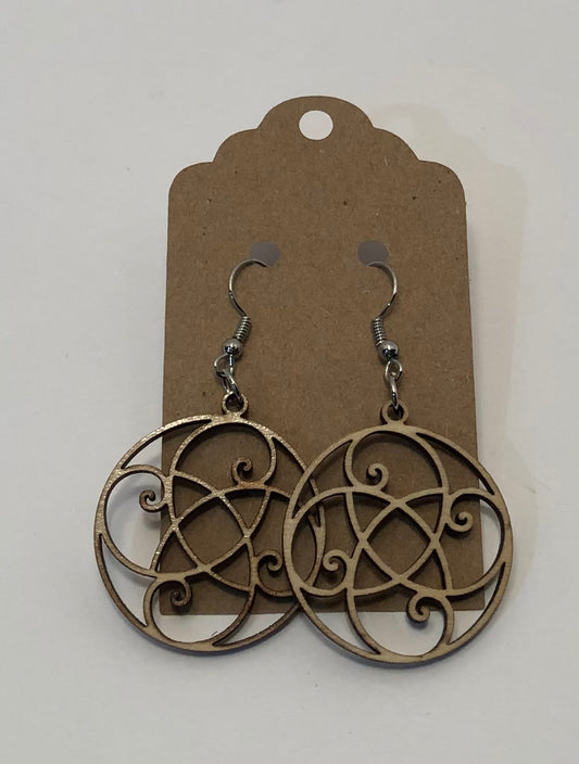Interconnecting Golden Ratio Earrings