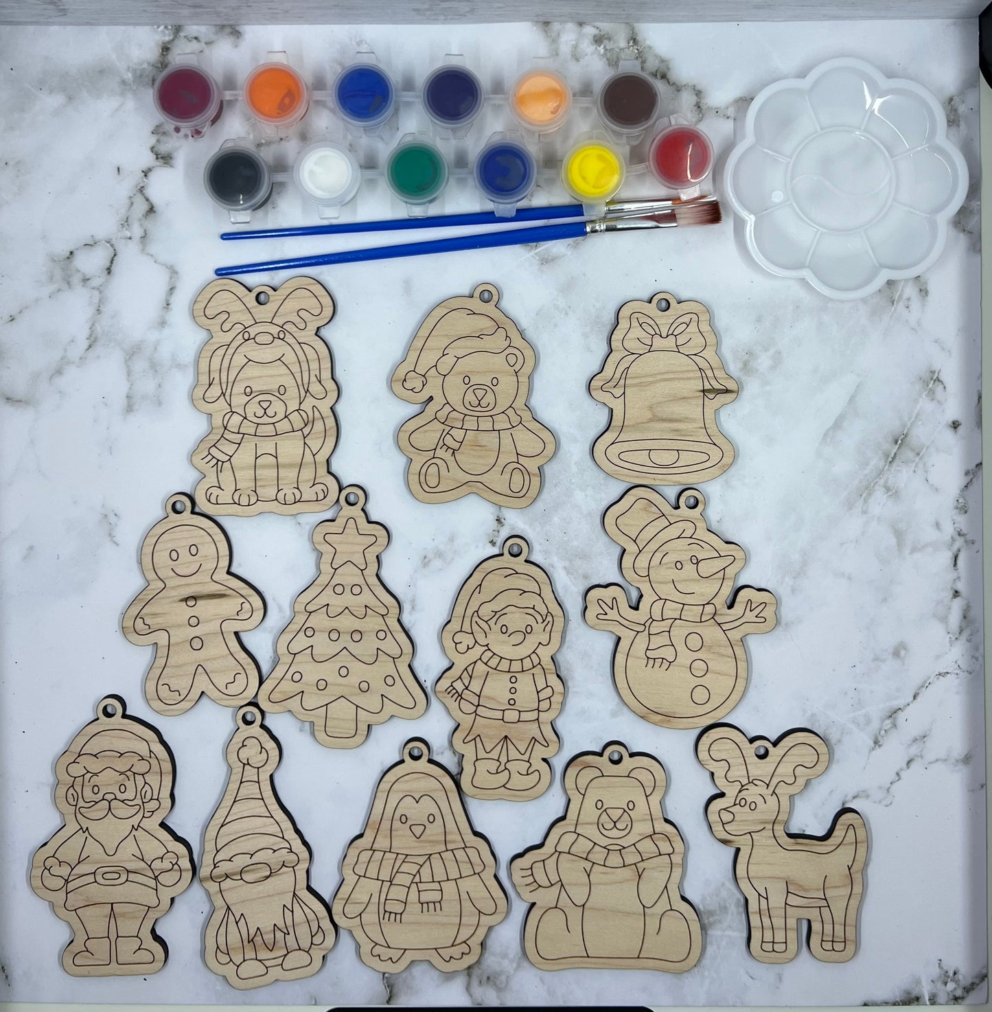 Christmas Ornament Paint Set