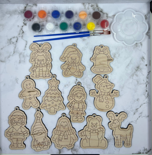 Christmas Ornament Paint Set