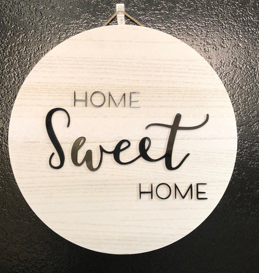Home Sweet Home Door Sign