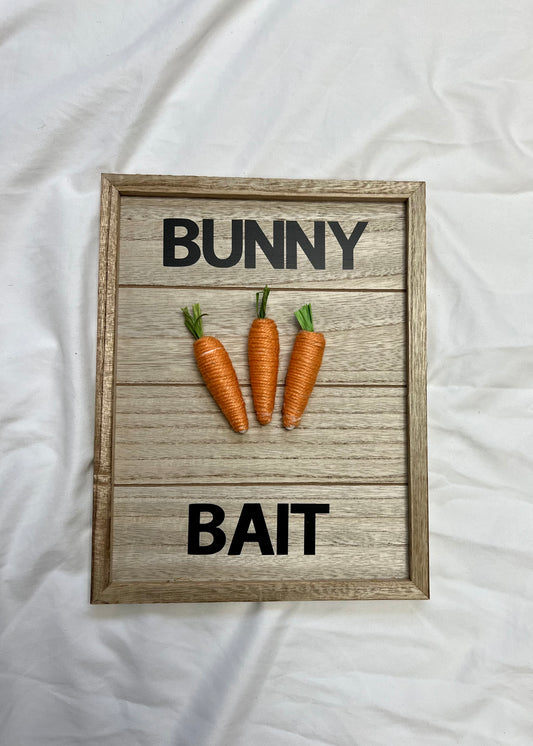 Bunny Bait Wall Hanging