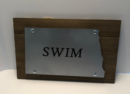 ND Swim Sign