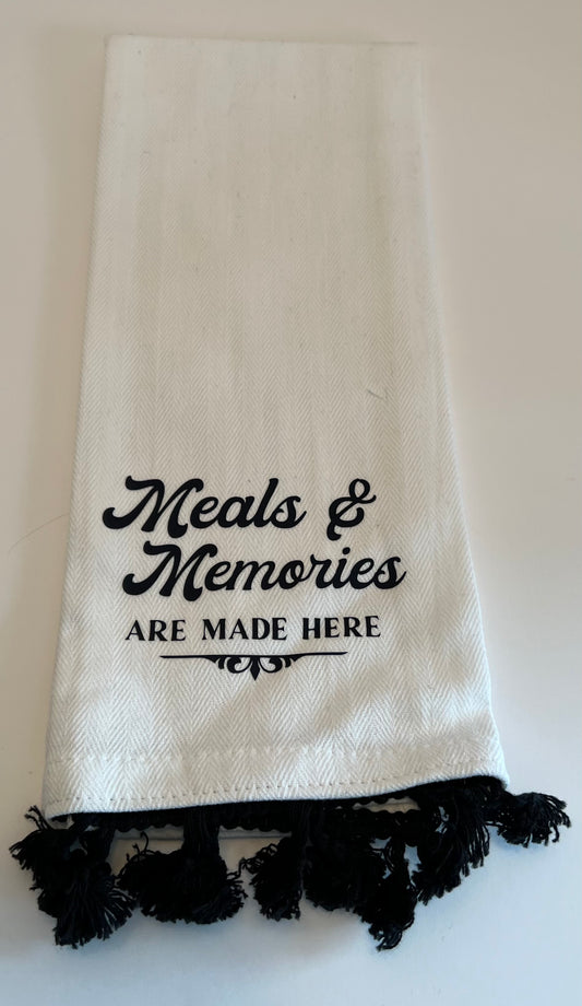 Meals and Memories Dish Towel